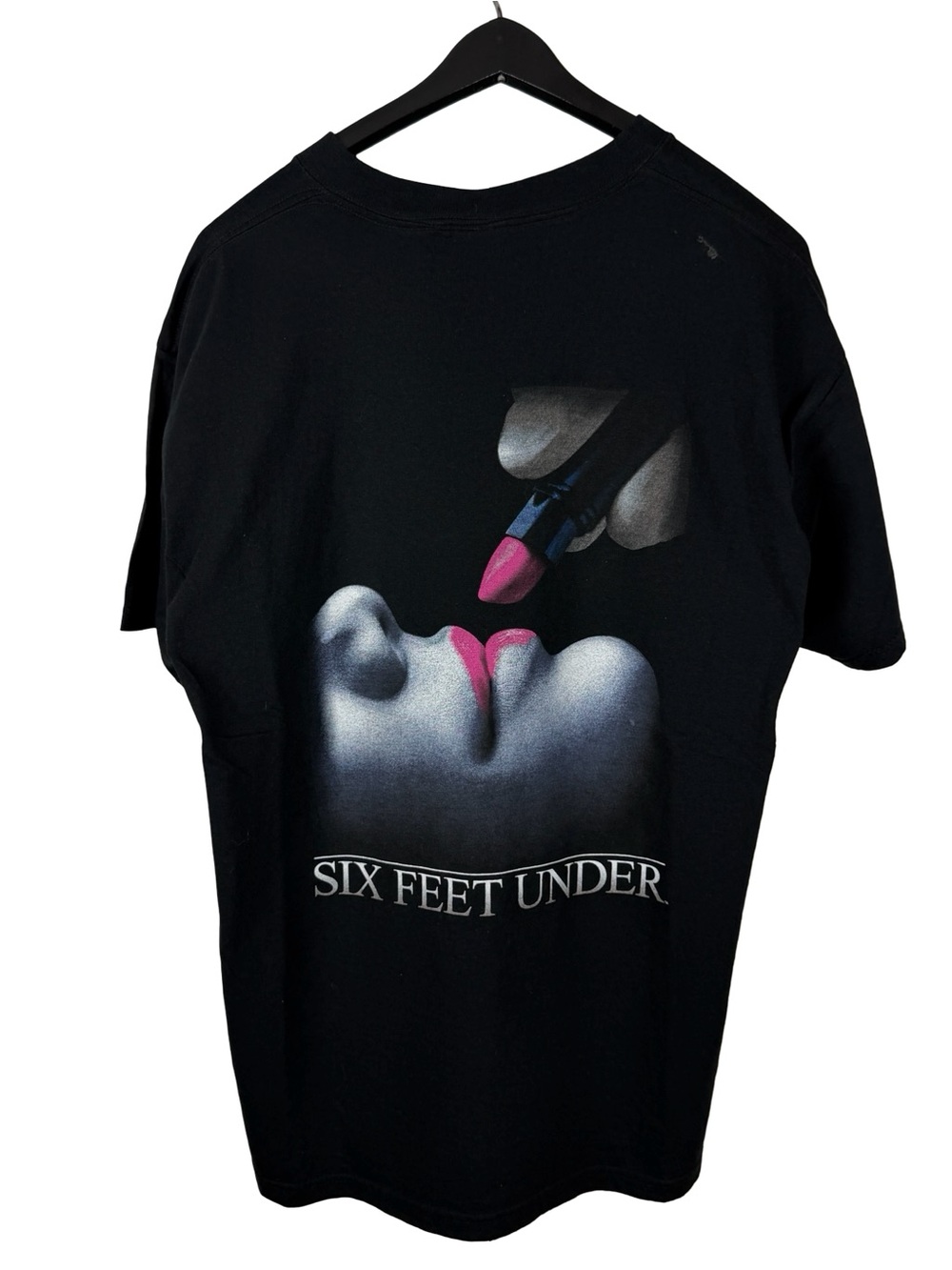Vintage 2000s HBO Six Feet Under TV Show Promo Graphic Shirt Size L